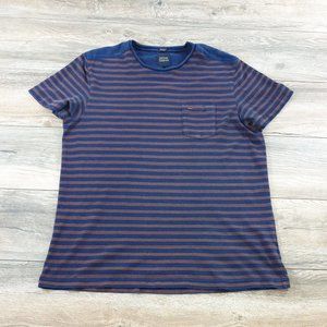 Indian Terrain XL Mens Short Sleeve Shirt Athletic Casual Sport Indigo